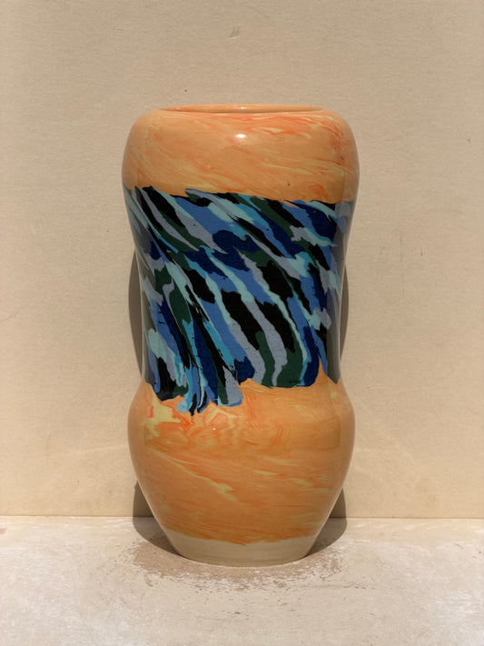 Marbled and Nerikomi Vase