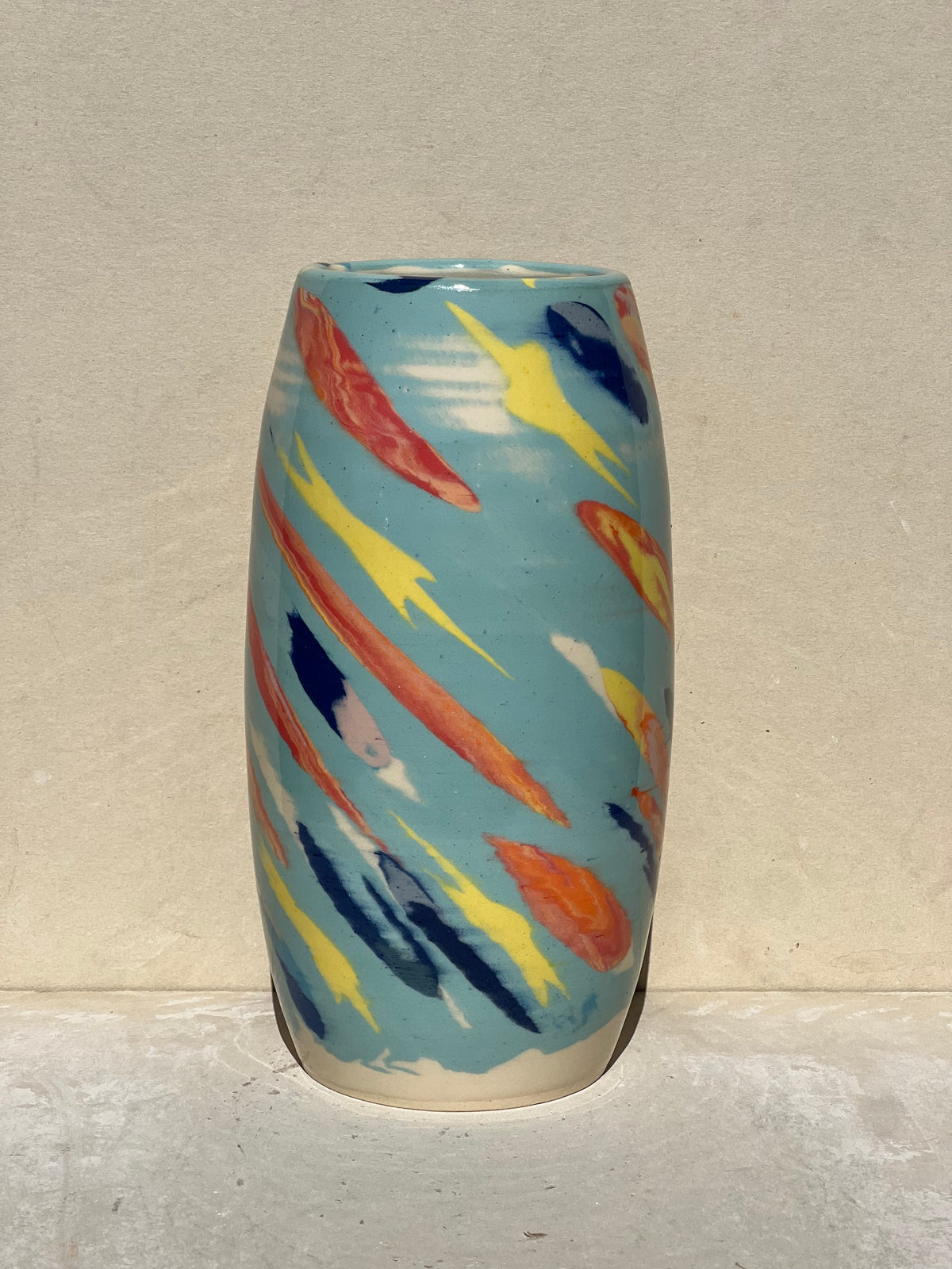 Stars and Dots Nerikomi Vase