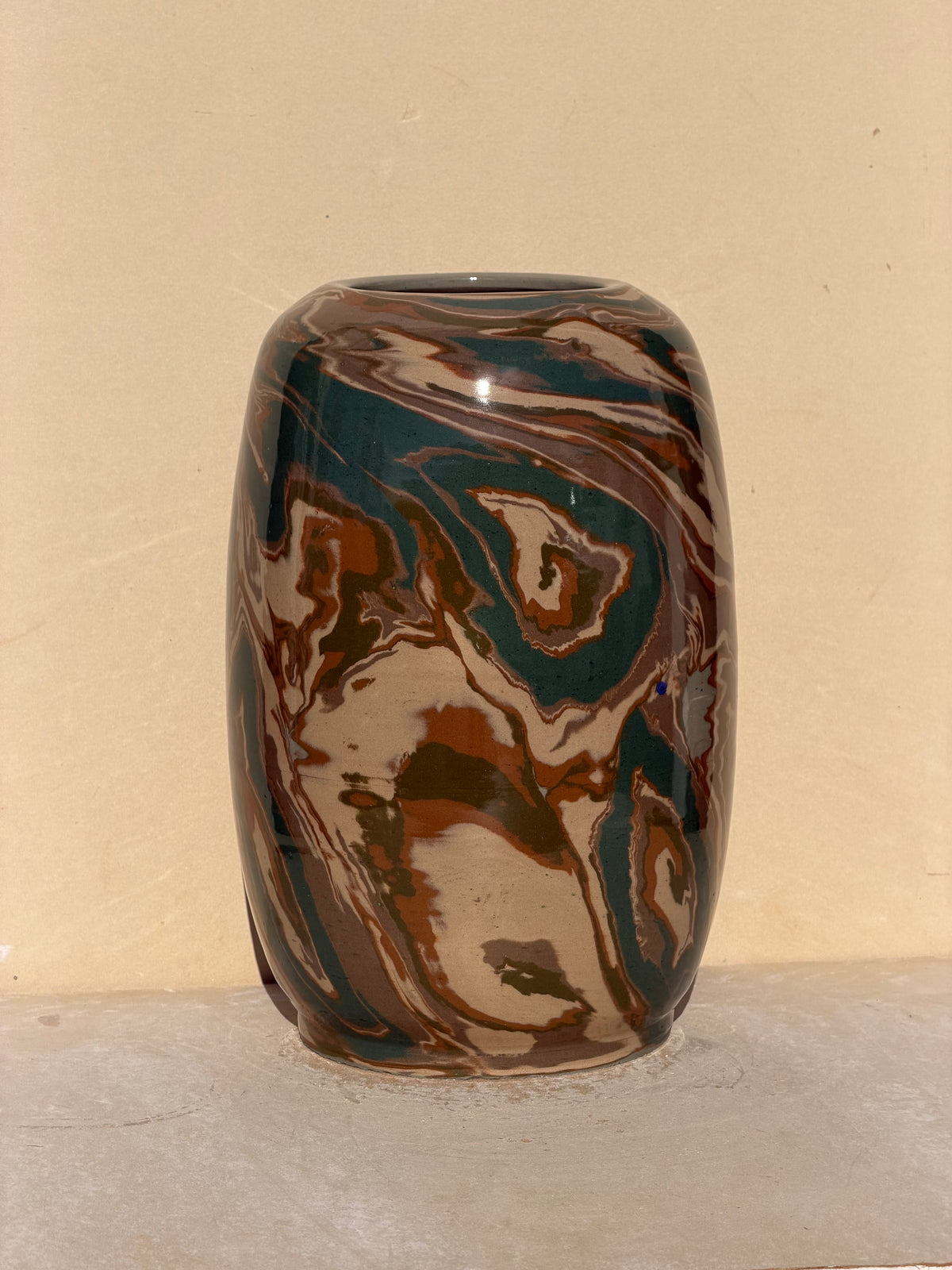 Spiral Nerikomi Vase (Reduced)