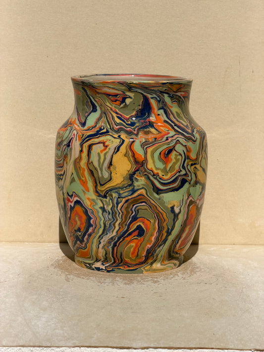 Spiral Nerikomi Vase