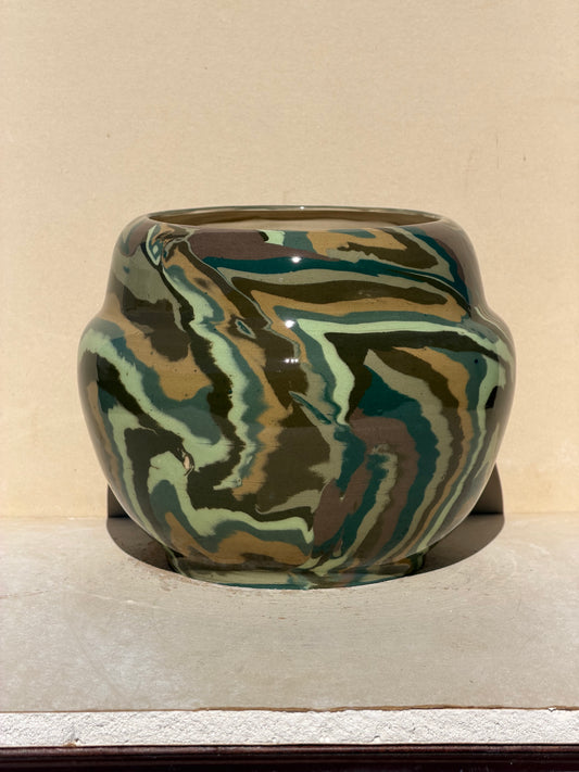 Green Nerikomi Vase