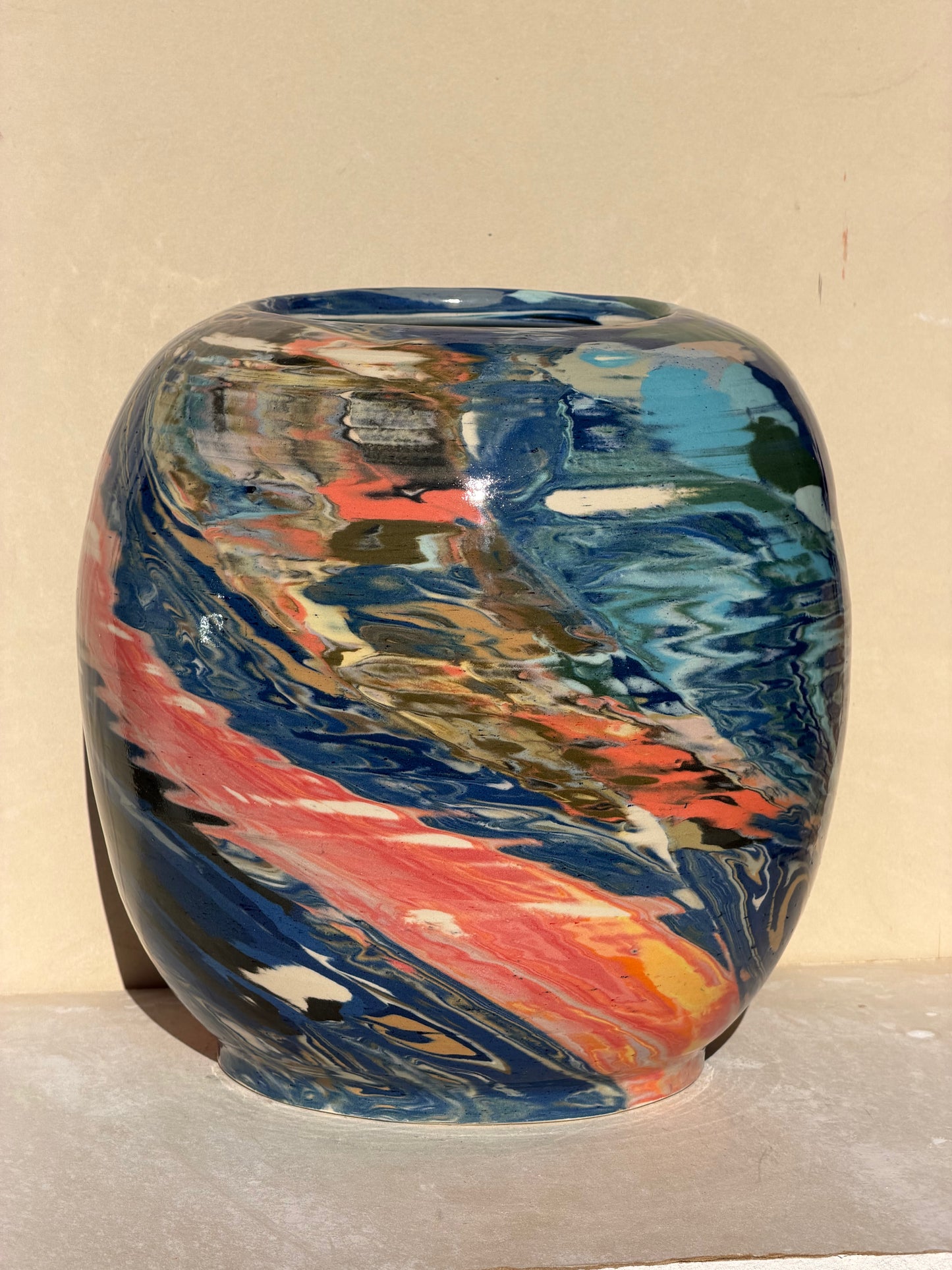 Scrap Nerikomi Vase