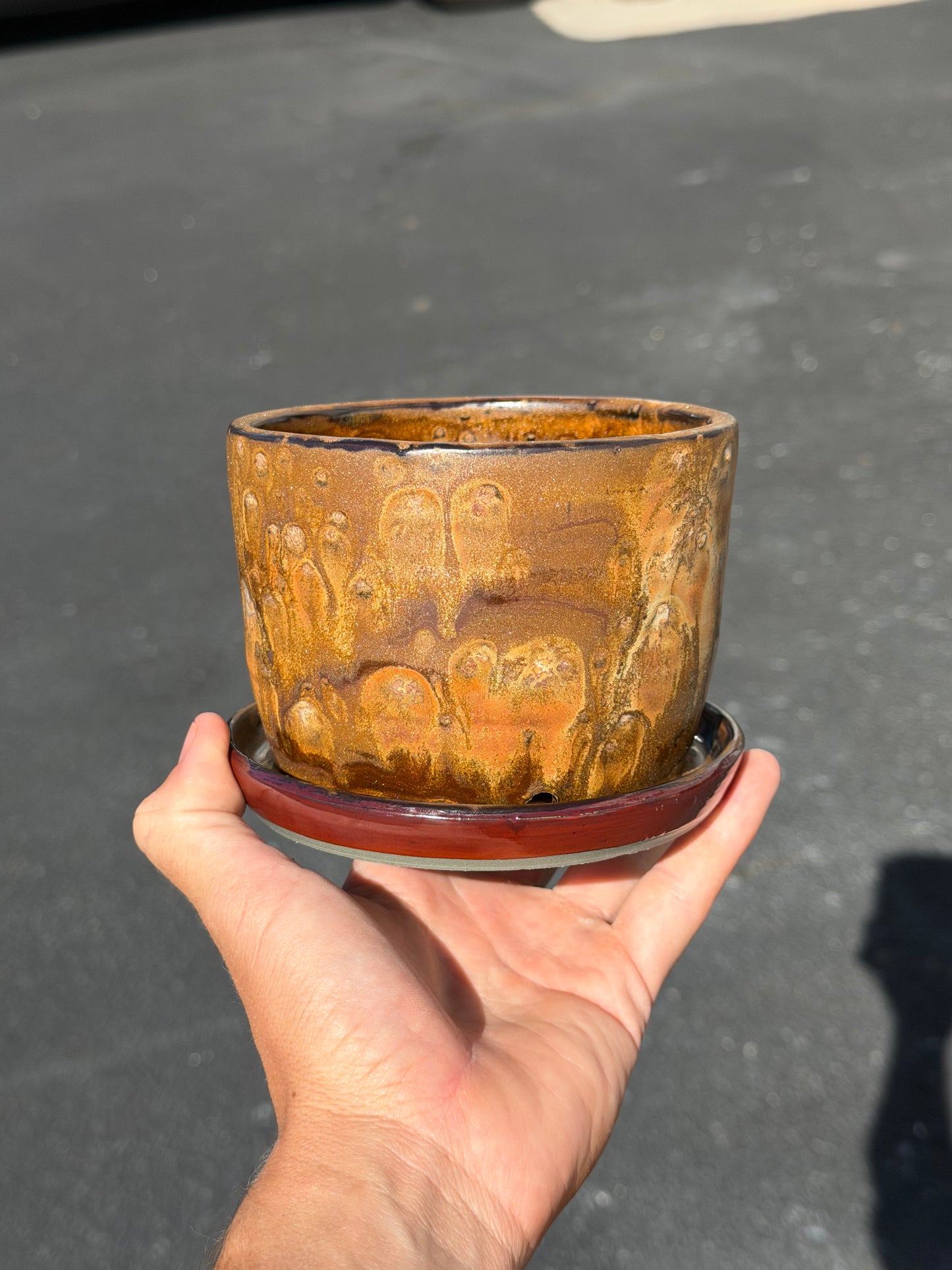Melted Rust Planter