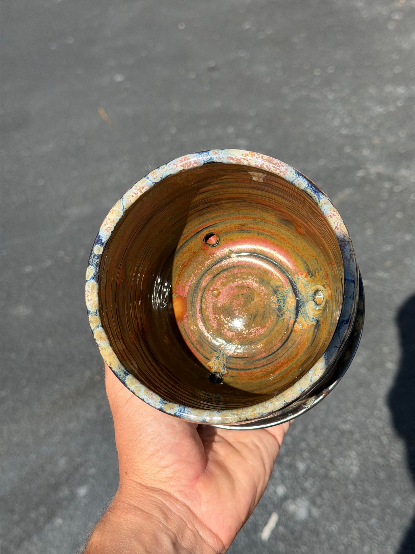Brown Speckled Planter