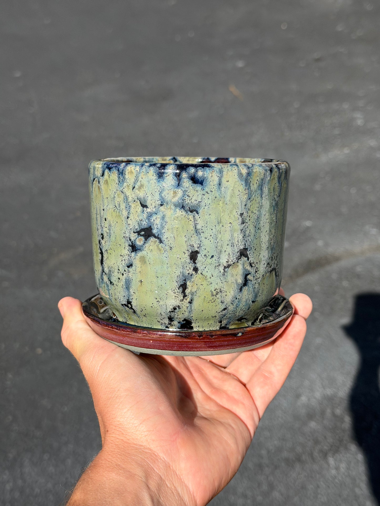 Green Moss Planter