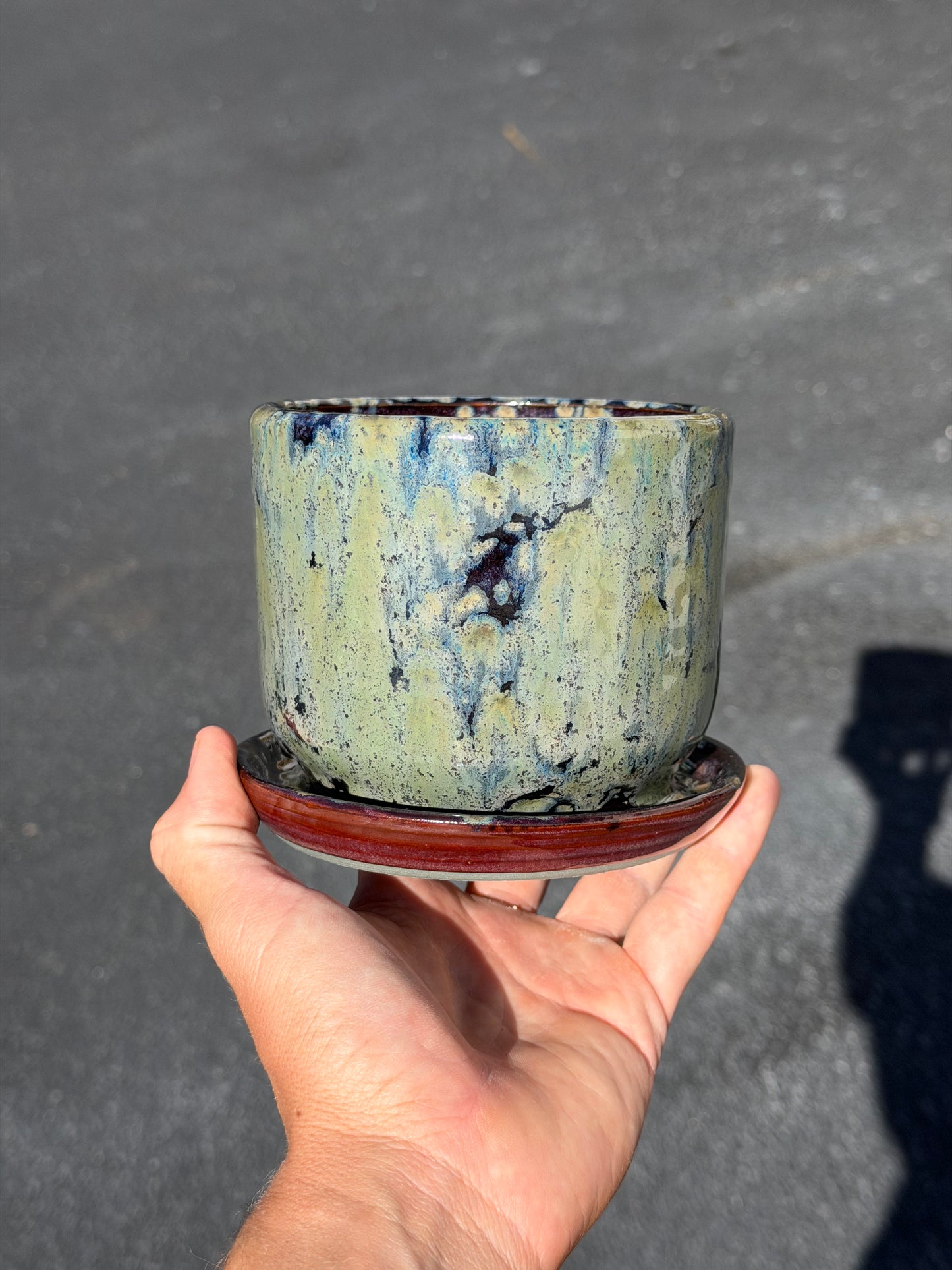Green Moss Planter