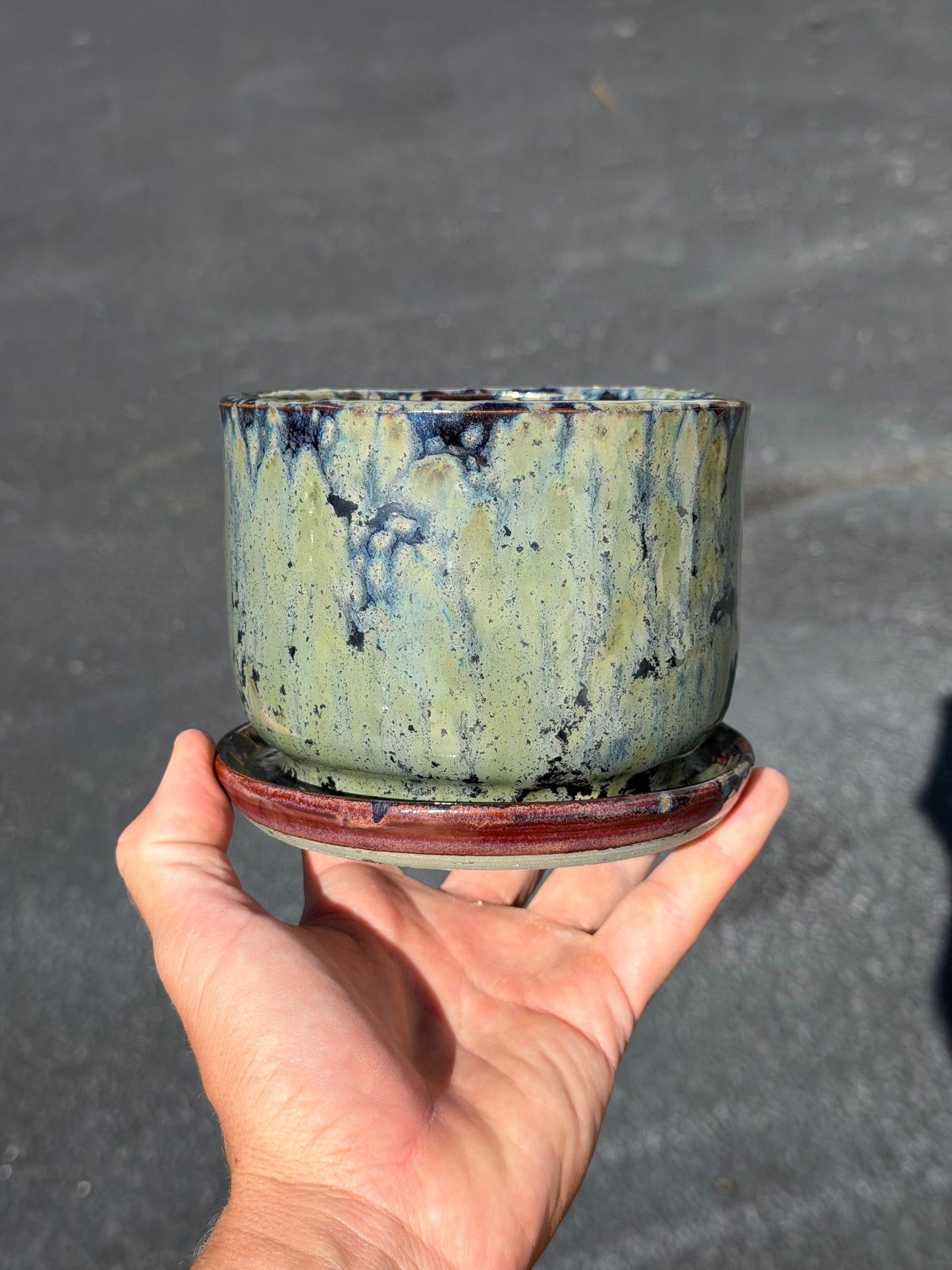 Green Moss Planter