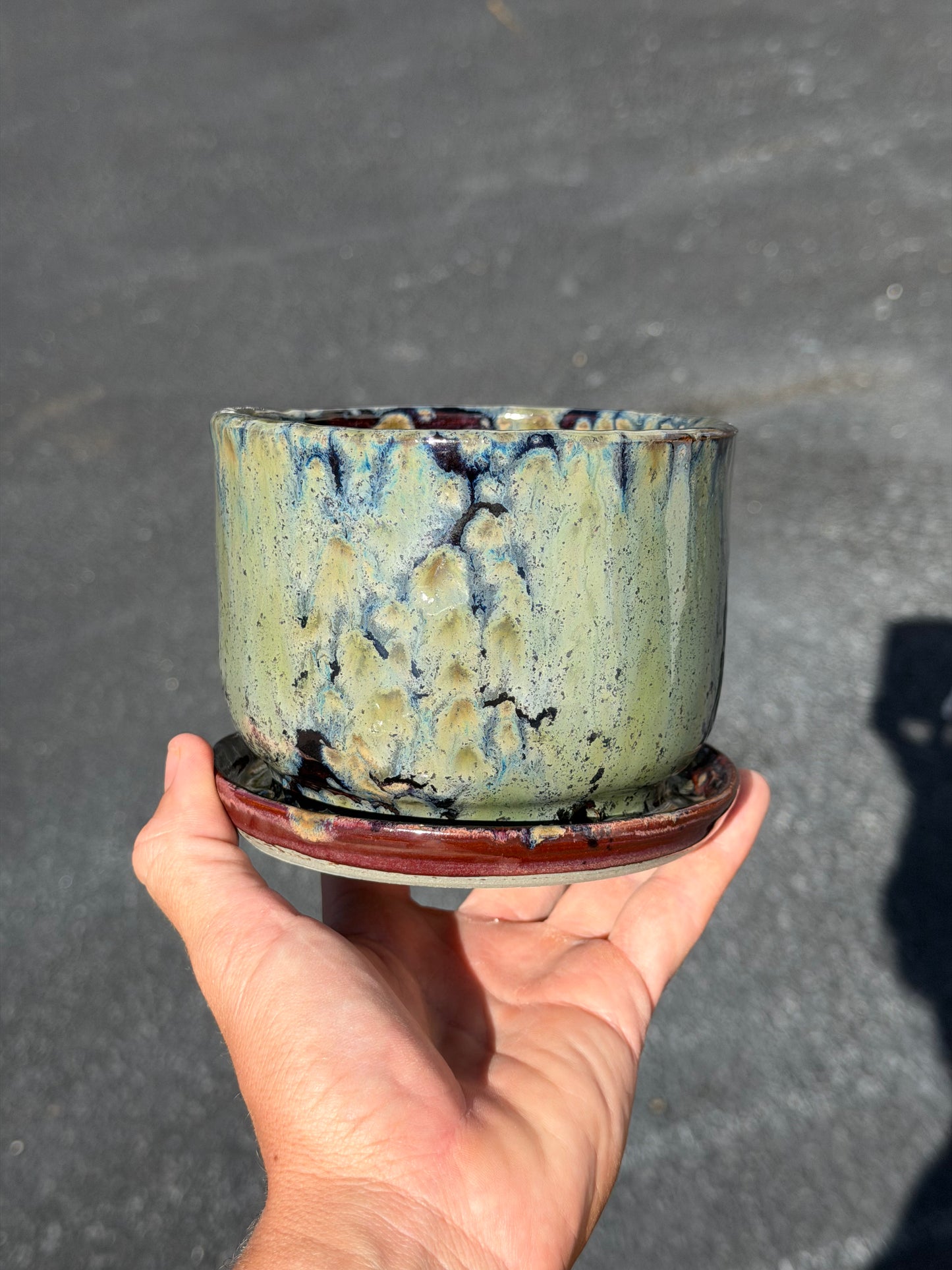 Green Moss Planter