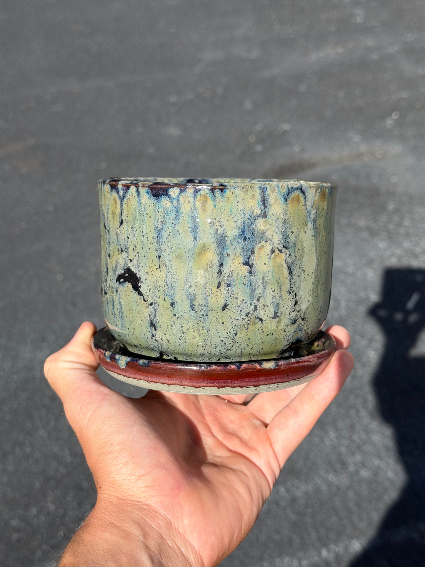 Green Moss Planter