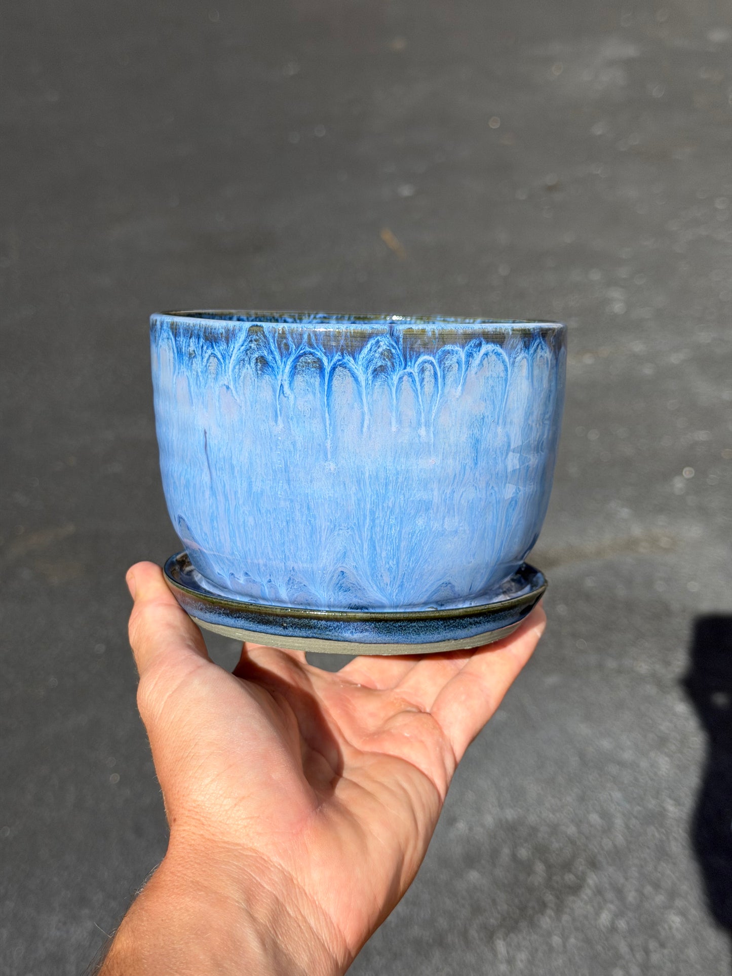 Blue Melt Planter (Reduced)