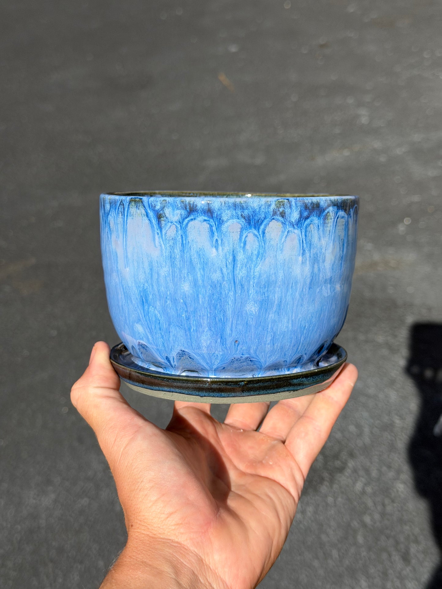 Blue Melt Planter (Reduced)