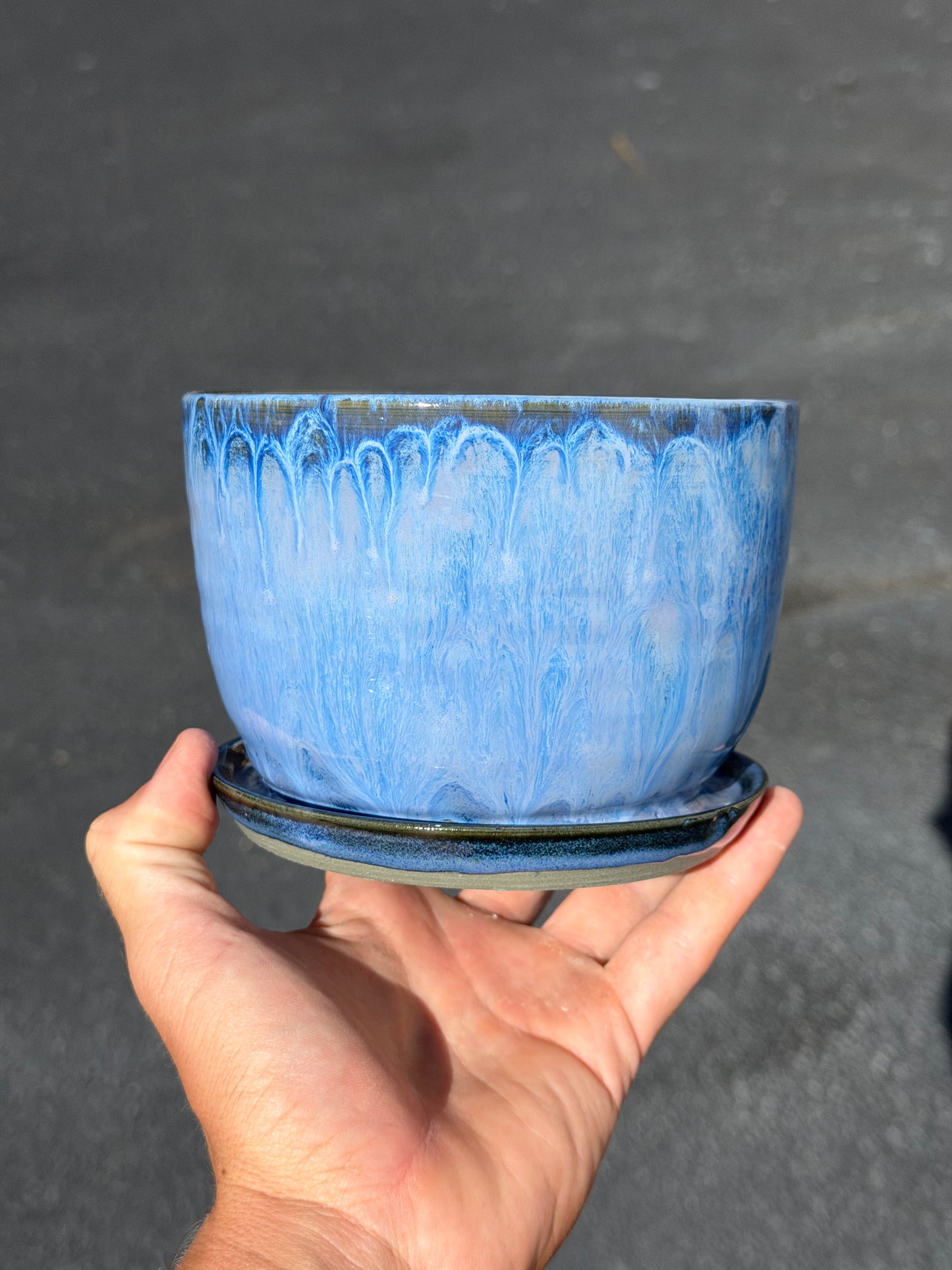 Blue Melt Planter (Reduced)
