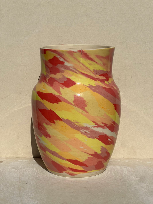 Vibrant Nerikomi Vase (Reduced)