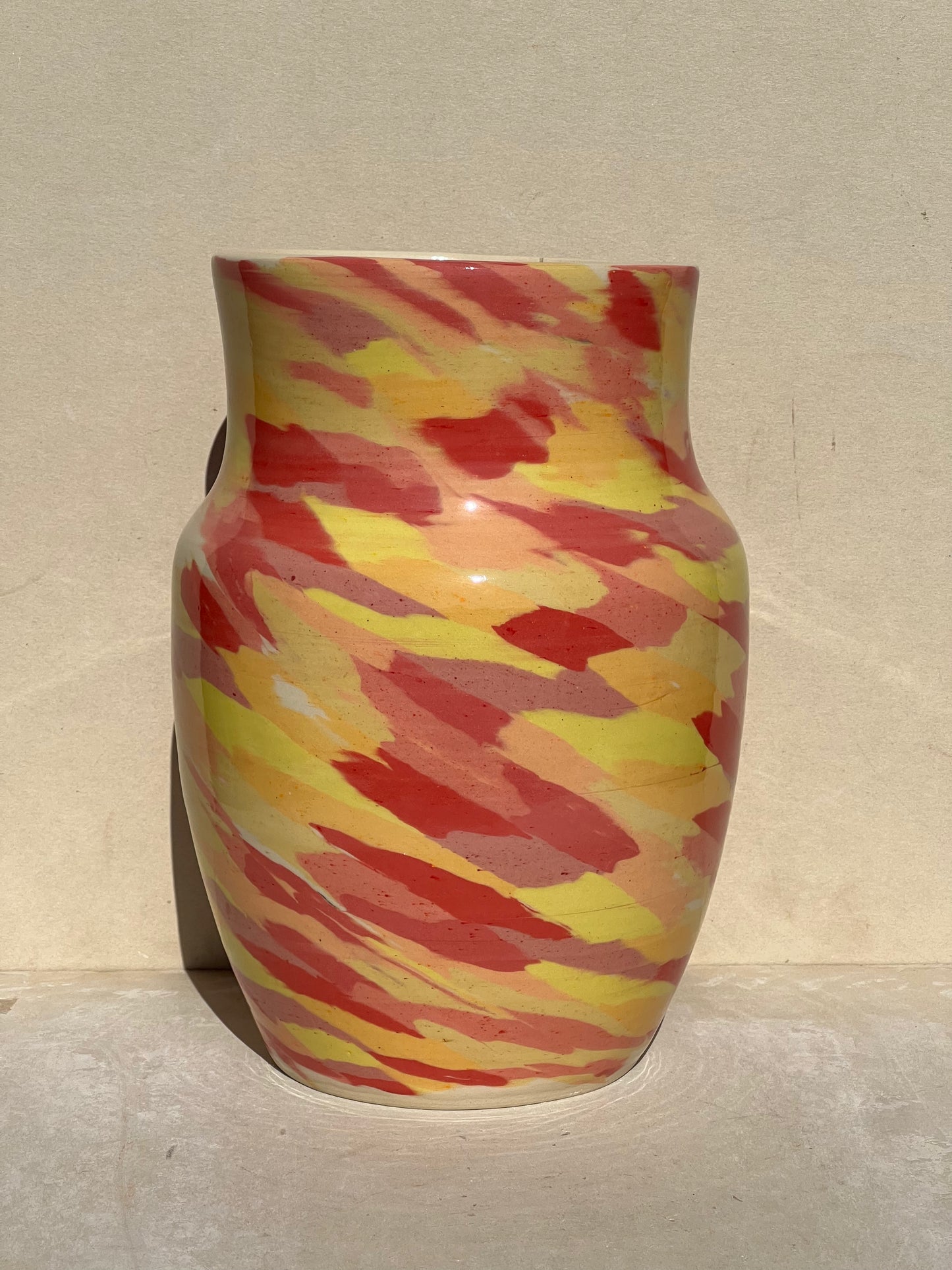 Vibrant Nerikomi Vase (Reduced)