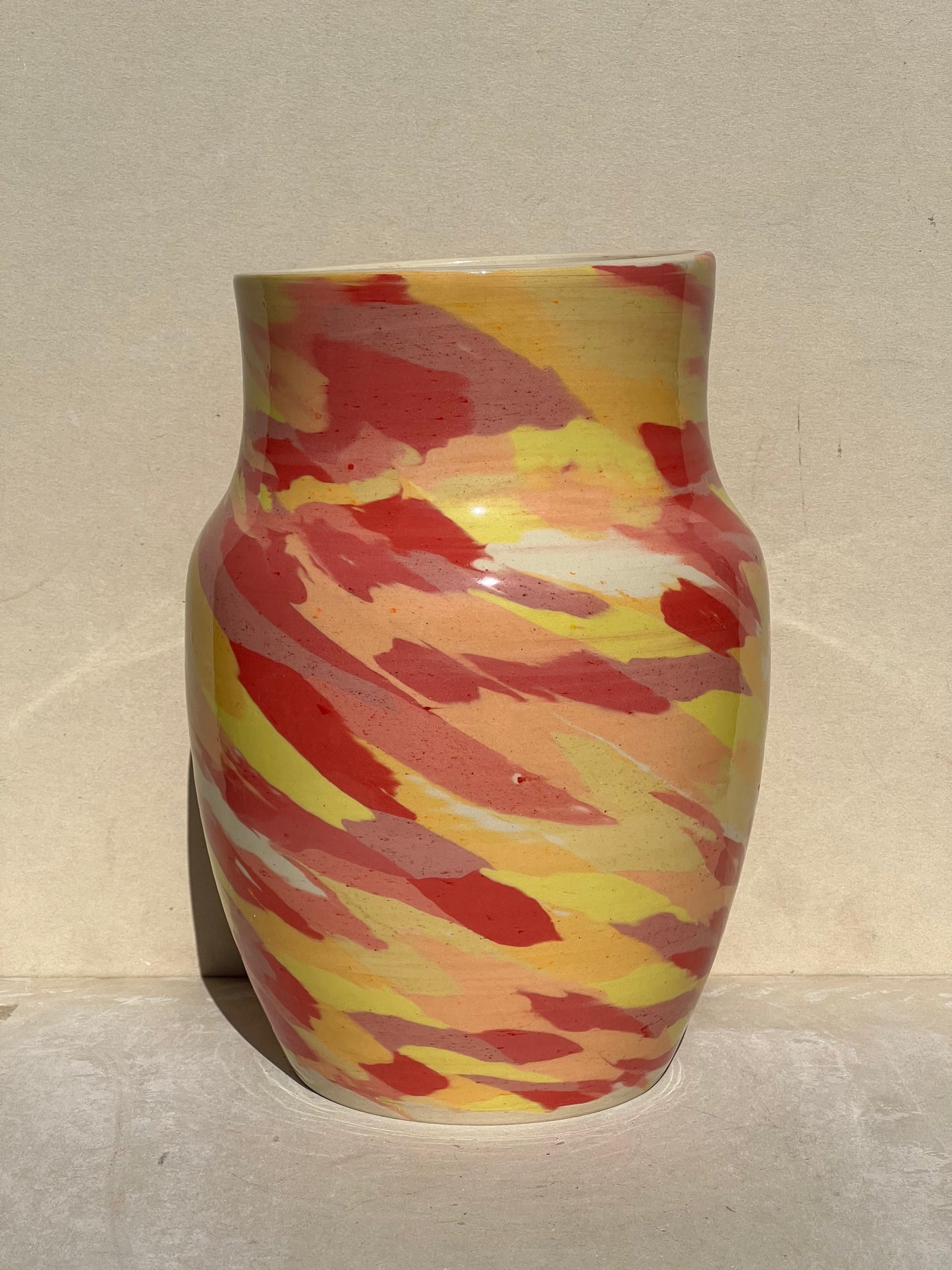 Vibrant Nerikomi Vase (Reduced)