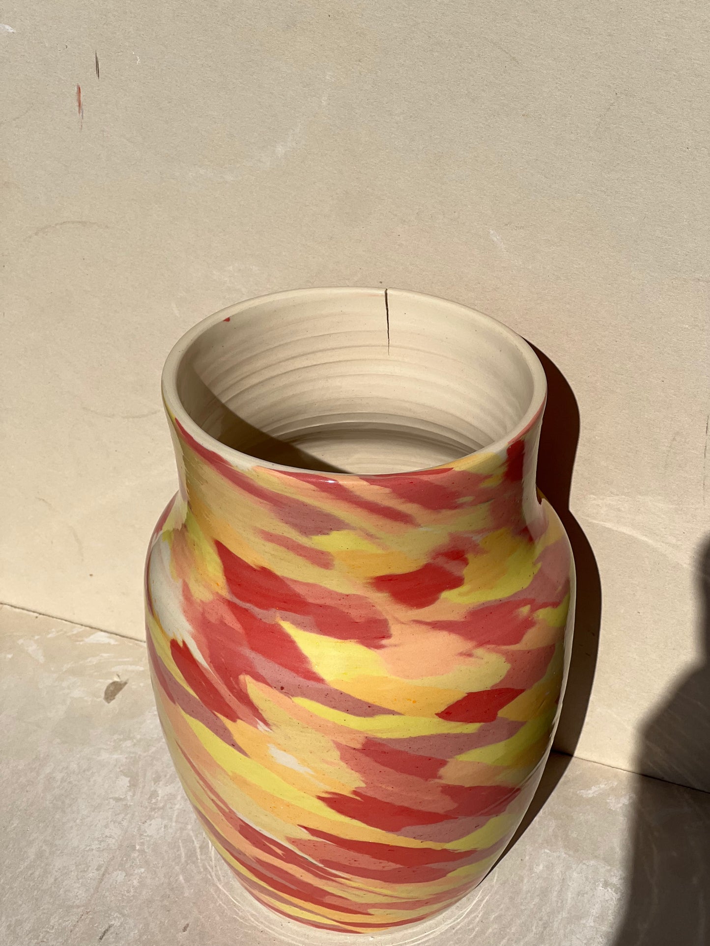 Vibrant Nerikomi Vase (Reduced)