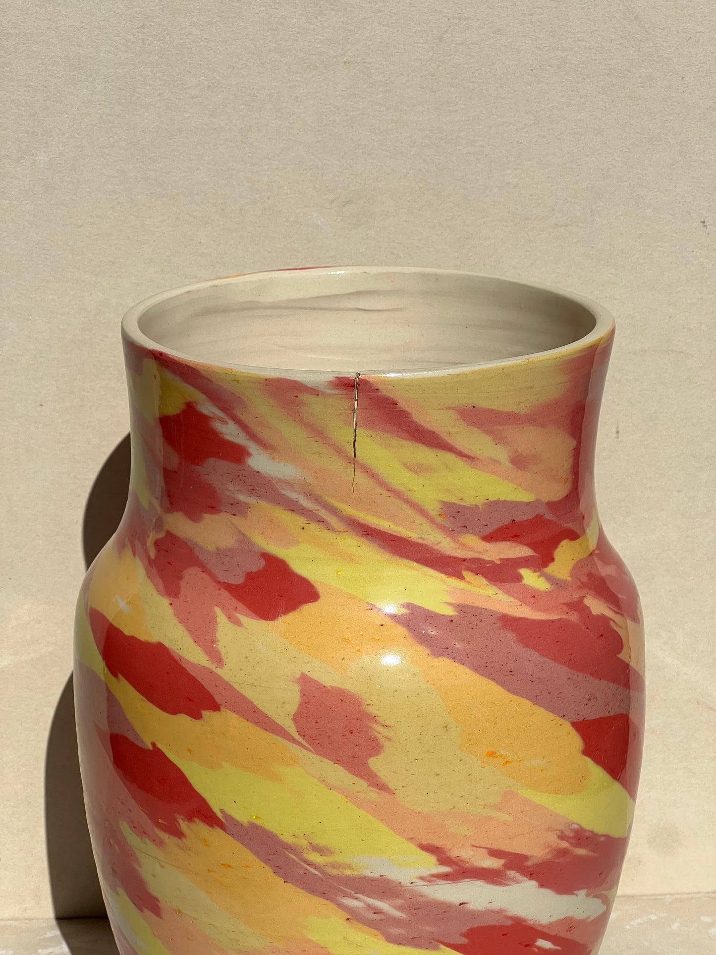 Vibrant Nerikomi Vase (Reduced)