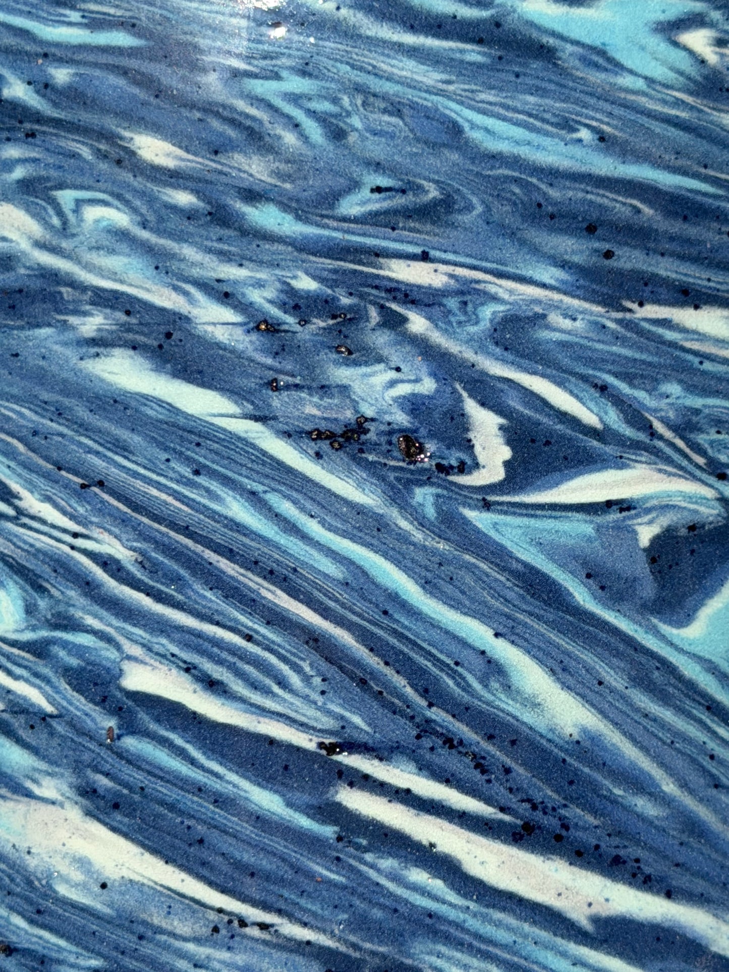 Blues Reclaimed Nerikomi Vase