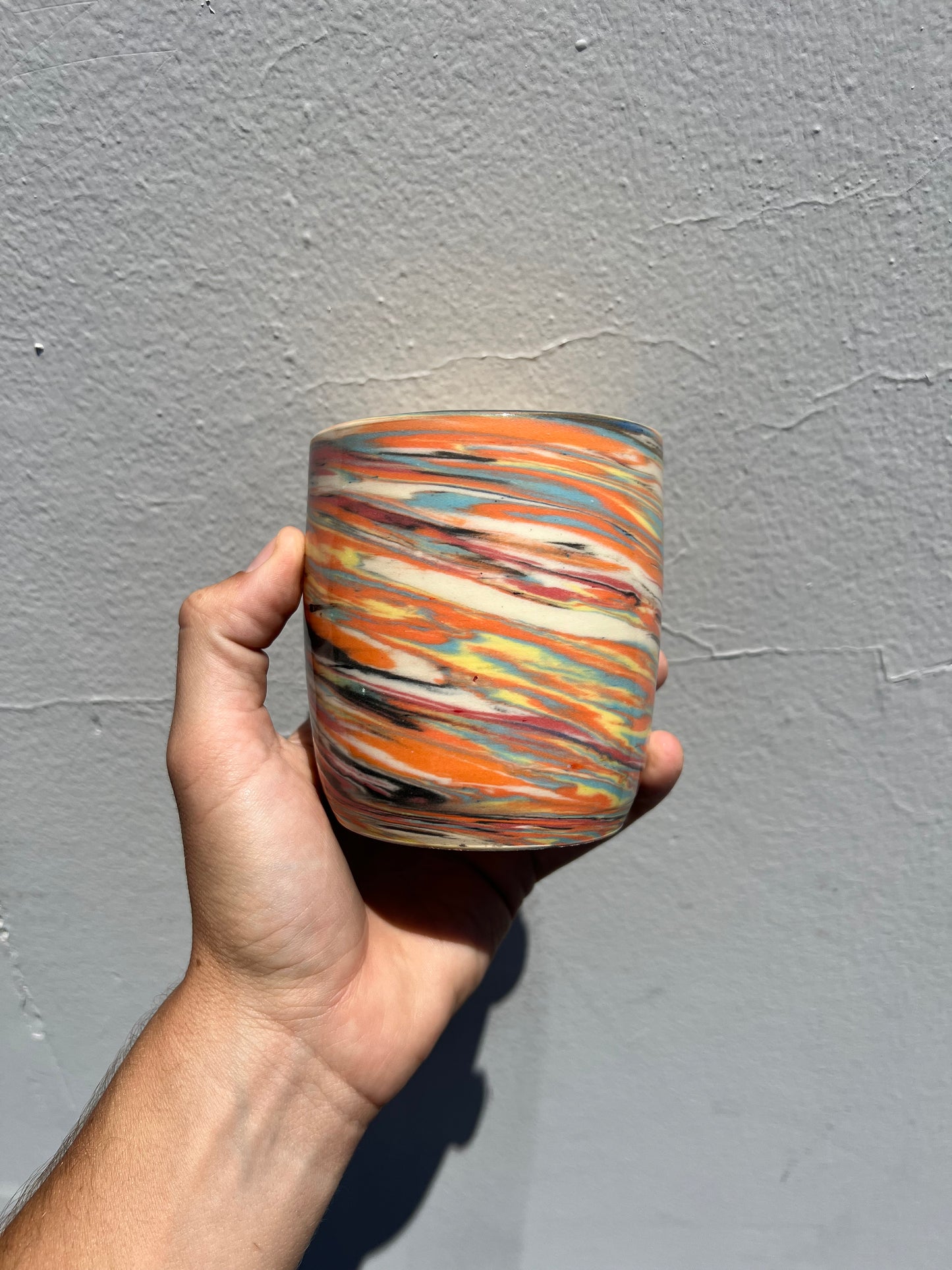 Vibrant Nerikomi Cup