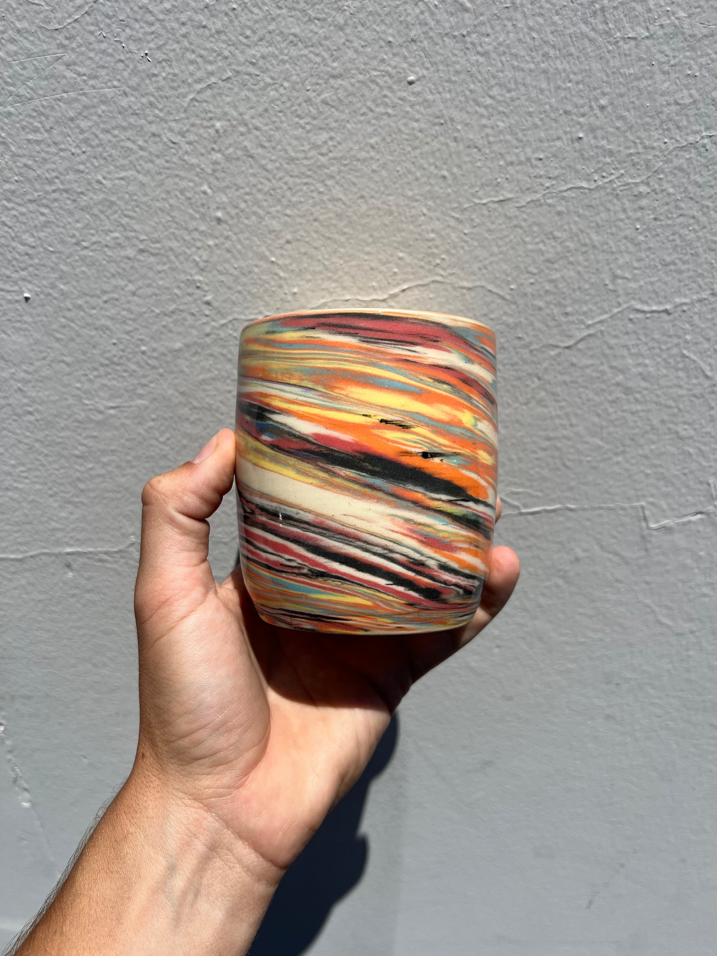 Vibrant Nerikomi Cup