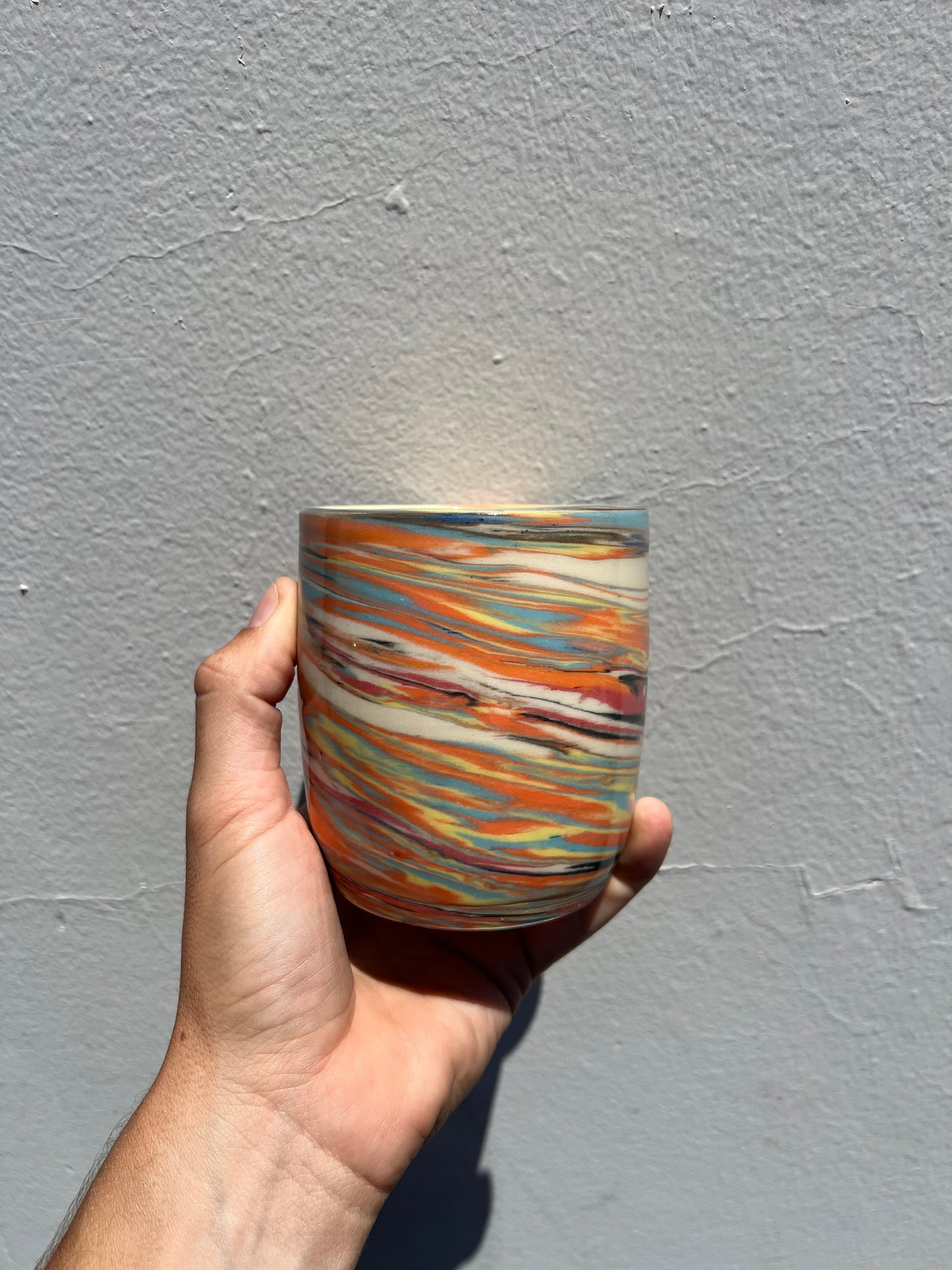 Vibrant Nerikomi Cup