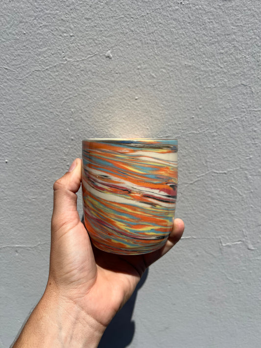Vibrant Nerikomi Cup