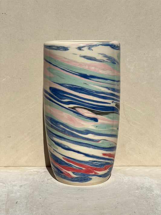 Marbled Spirals Vase