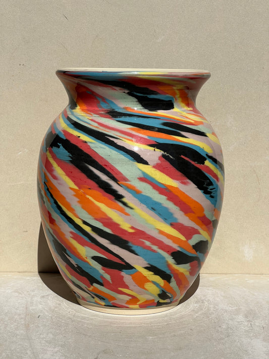 Vibrant Nerikomi Vase