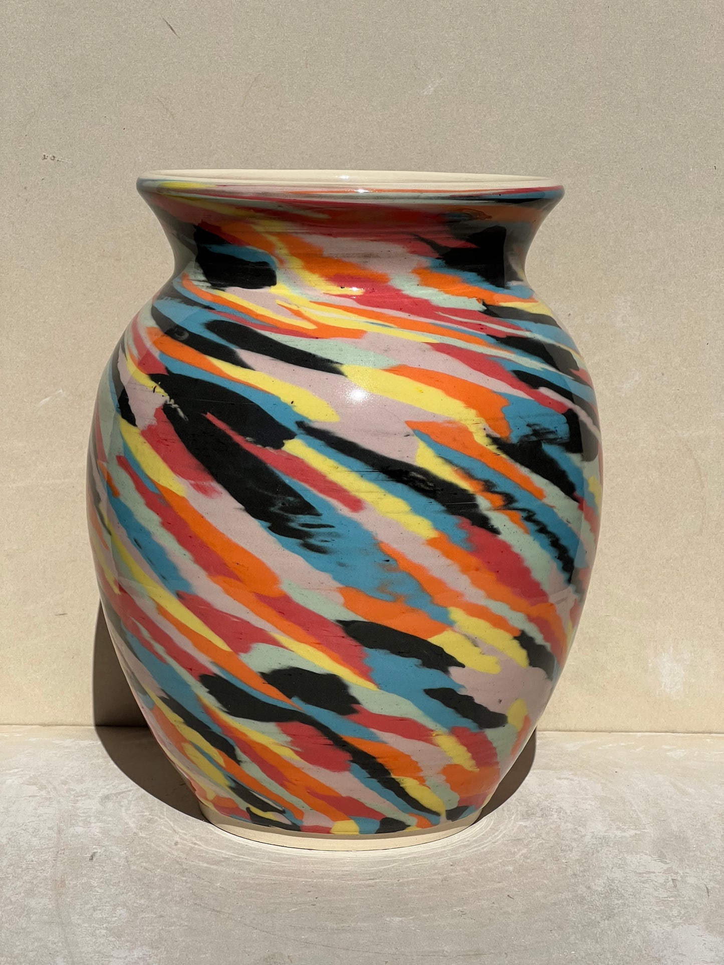 Vibrant Nerikomi Vase