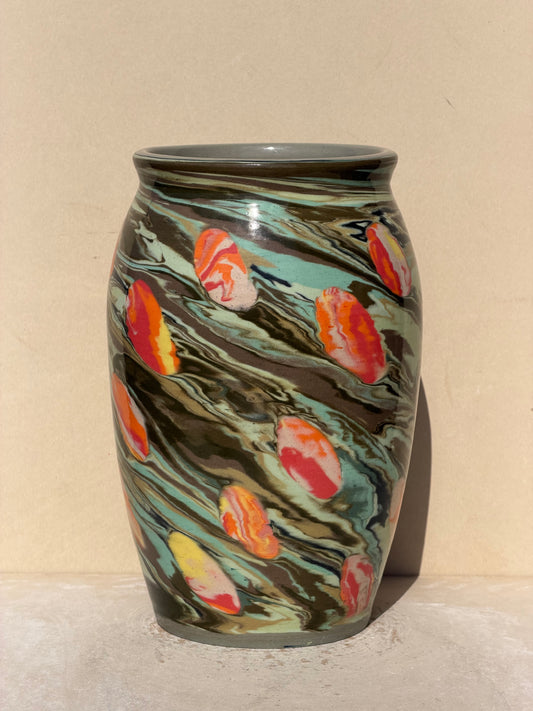 Marbled and Nerikomi Vase