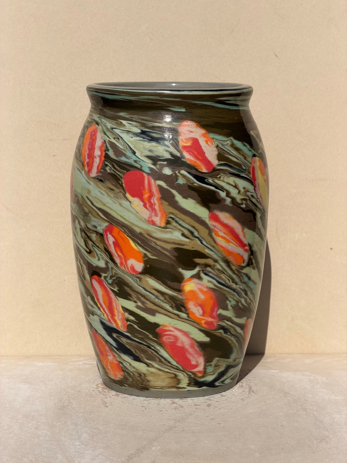 Marbled and Nerikomi Vase
