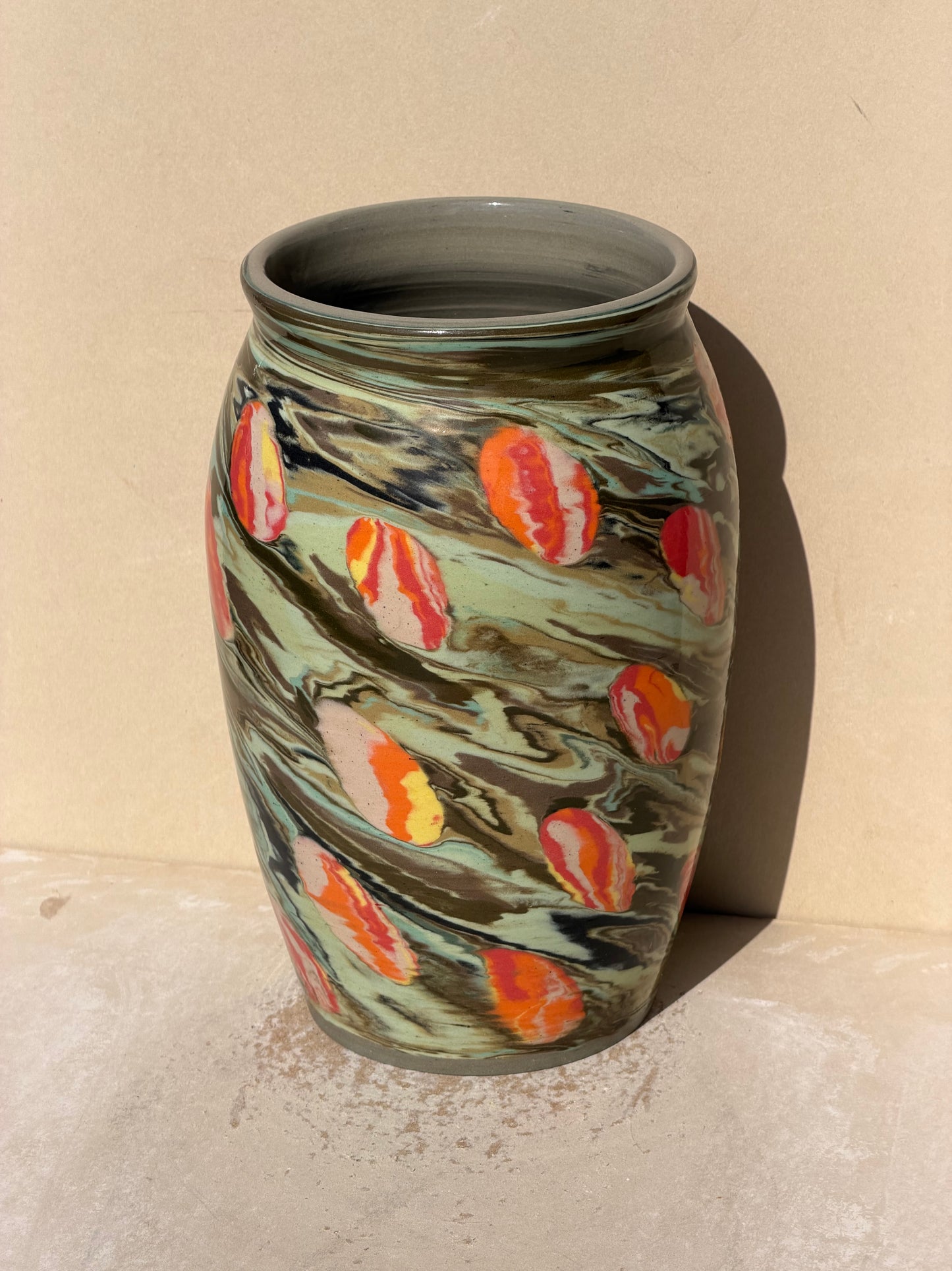 Marbled and Nerikomi Vase