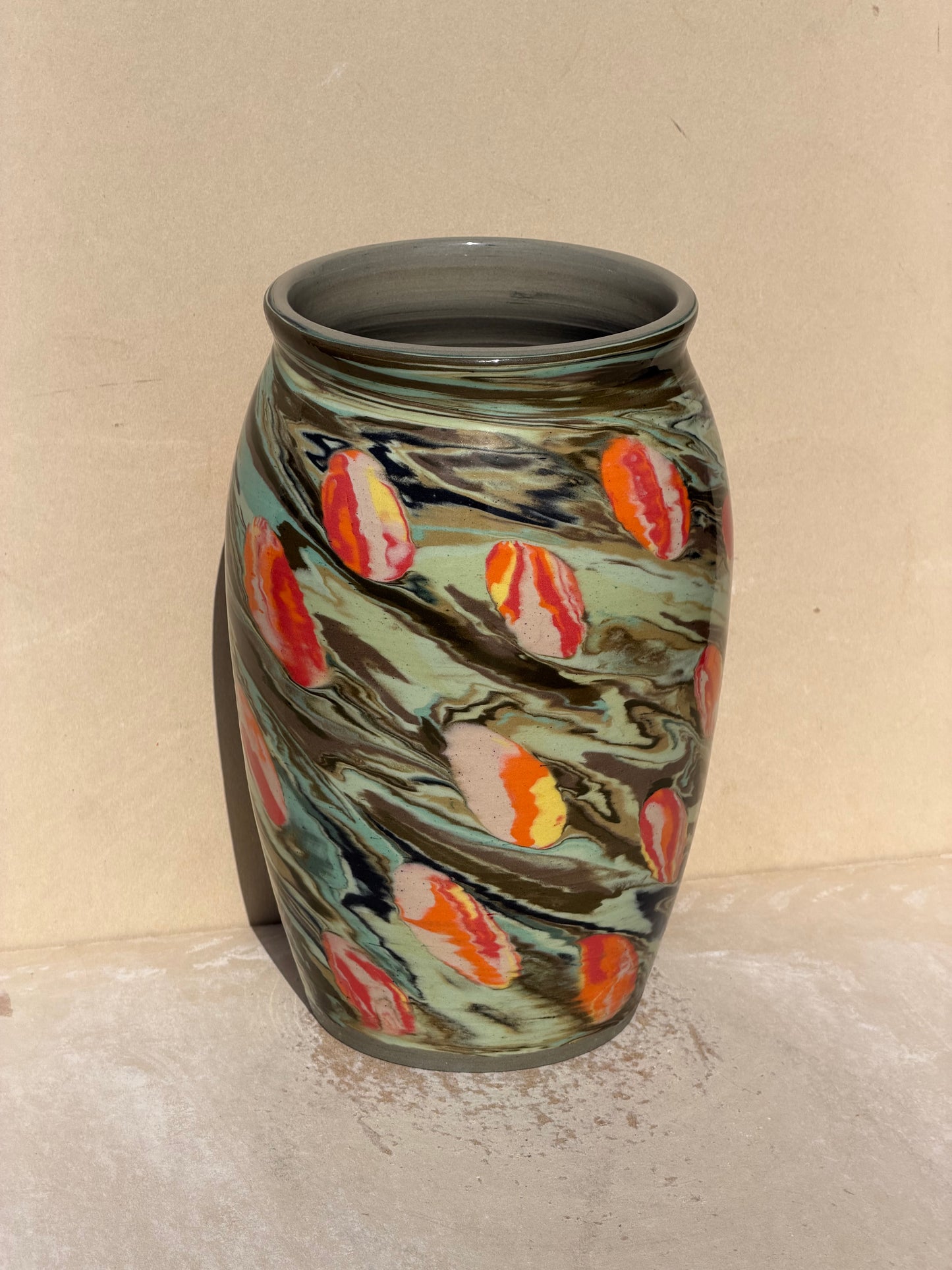 Marbled and Nerikomi Vase