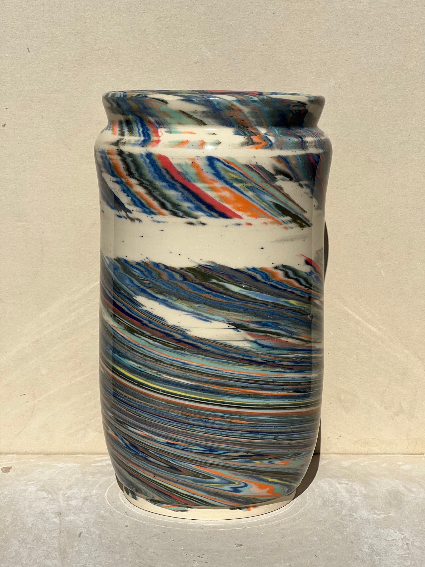Large Vibrant Vase