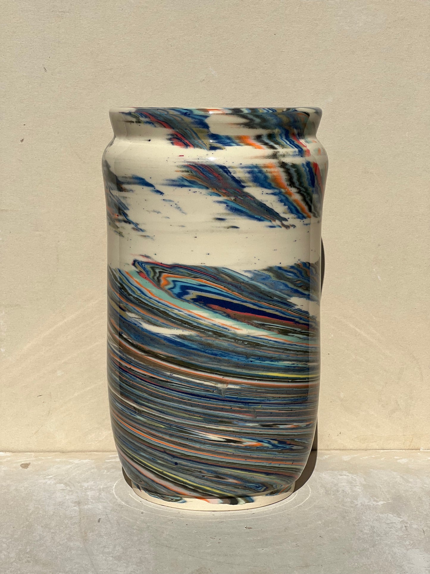 Large Vibrant Vase