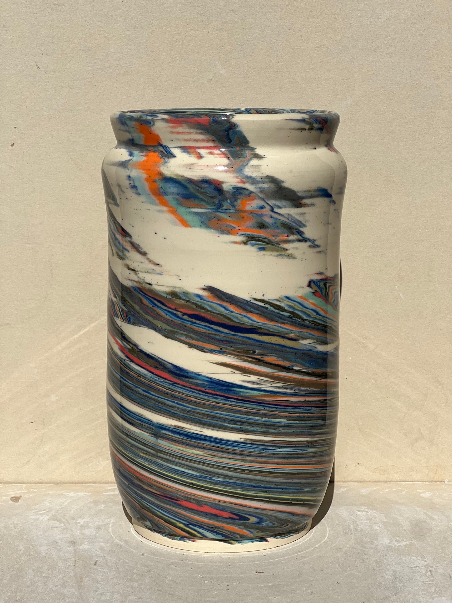 Large Vibrant Vase