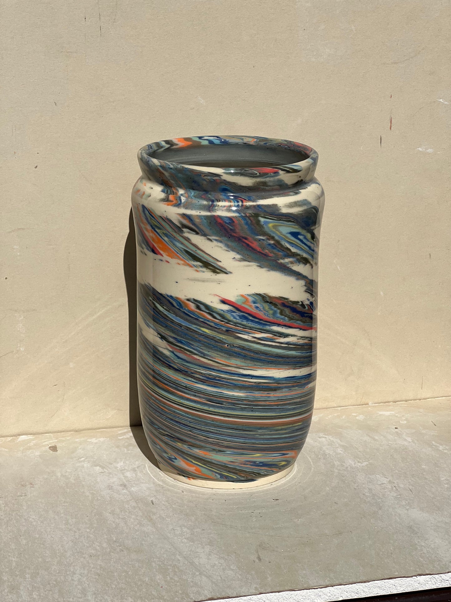 Large Vibrant Vase