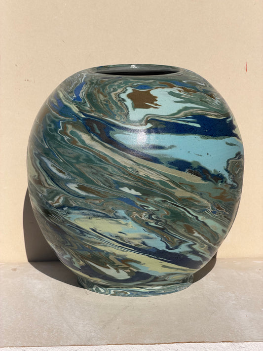 Large earth vase