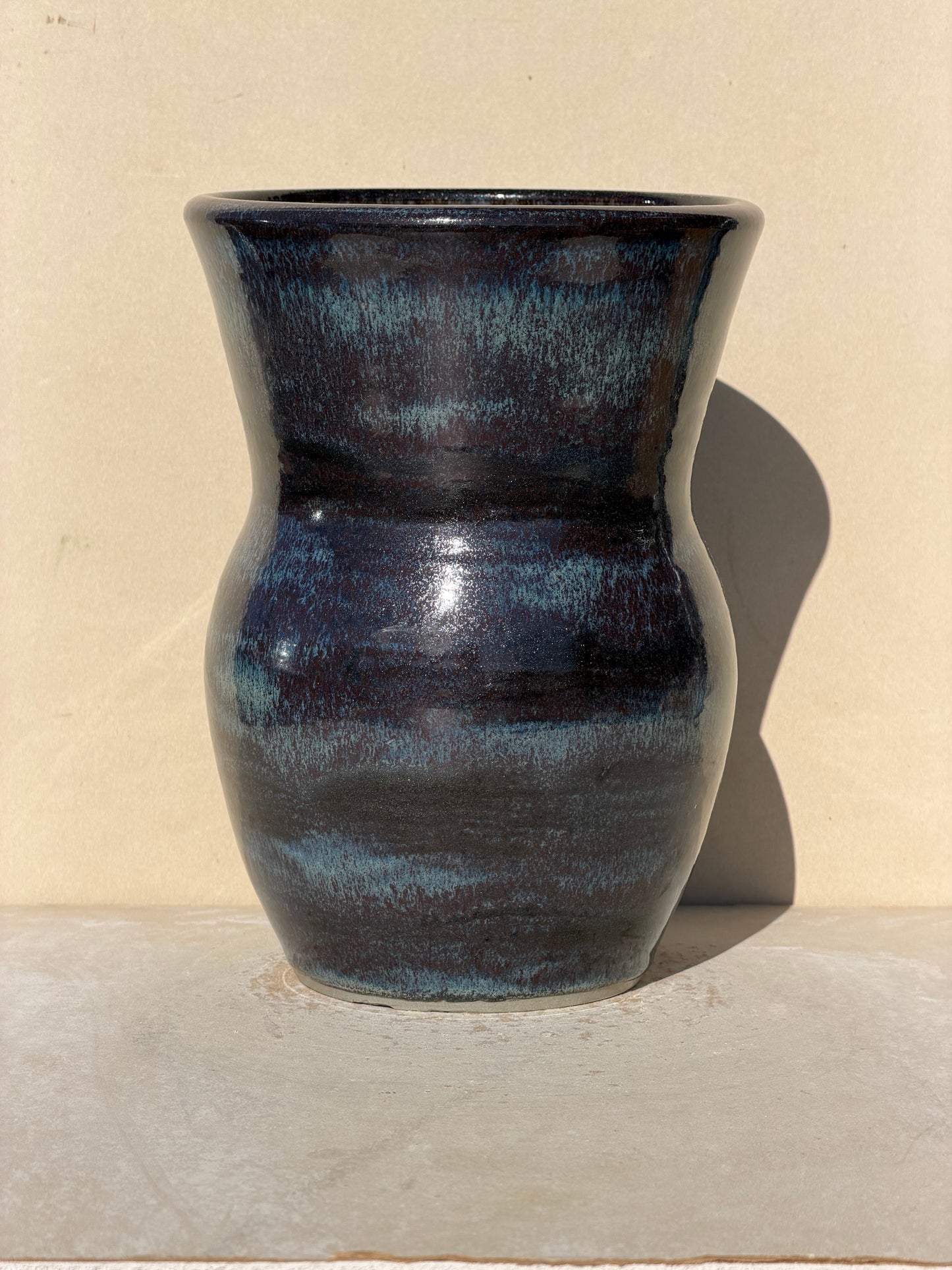 Blue Glazed Vase