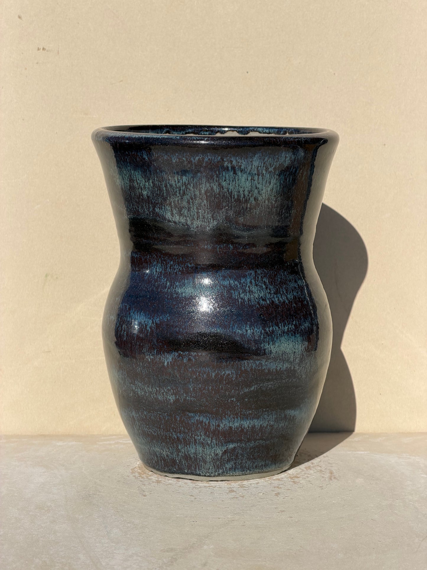 Blue Glazed Vase