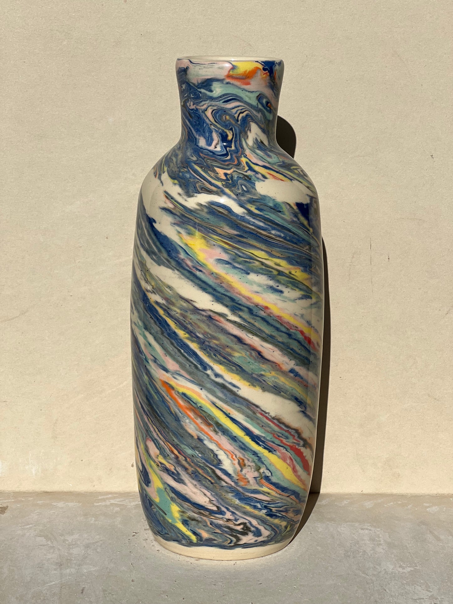 Colorful Nerikomi Vase