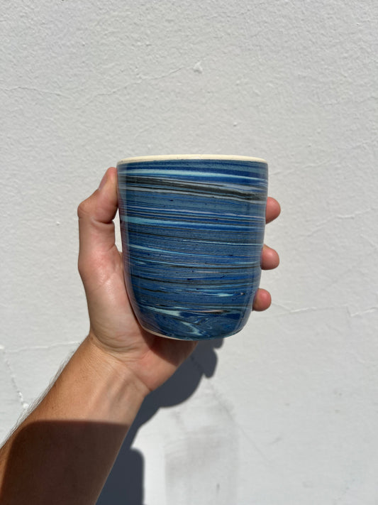 Blue Swirl Cup
