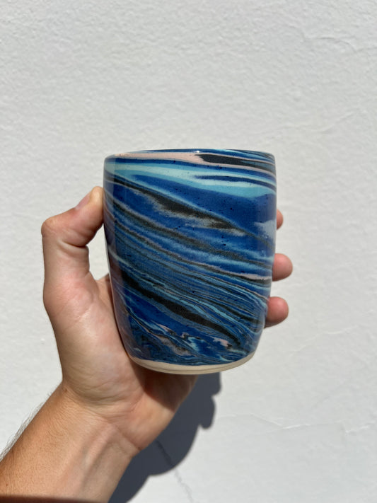 Blue Swirl Cup