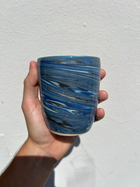 Blue Swirl Cup