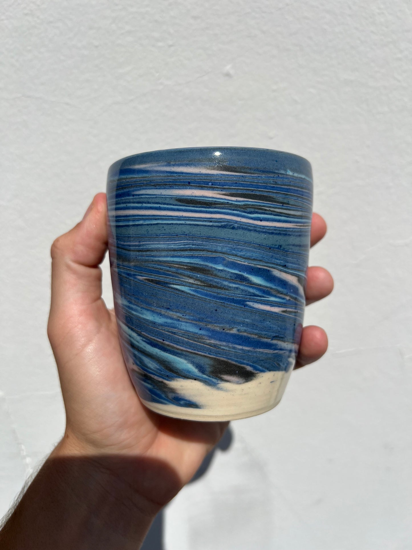 Blue Swirl Cup