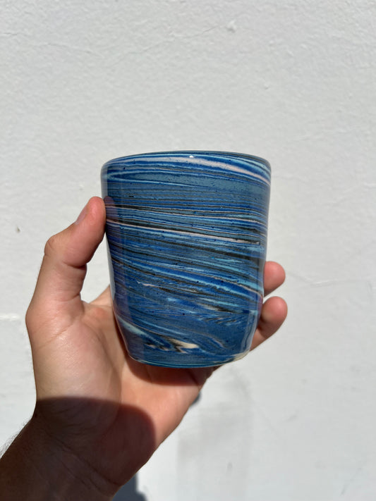 Blue Swirl Cup