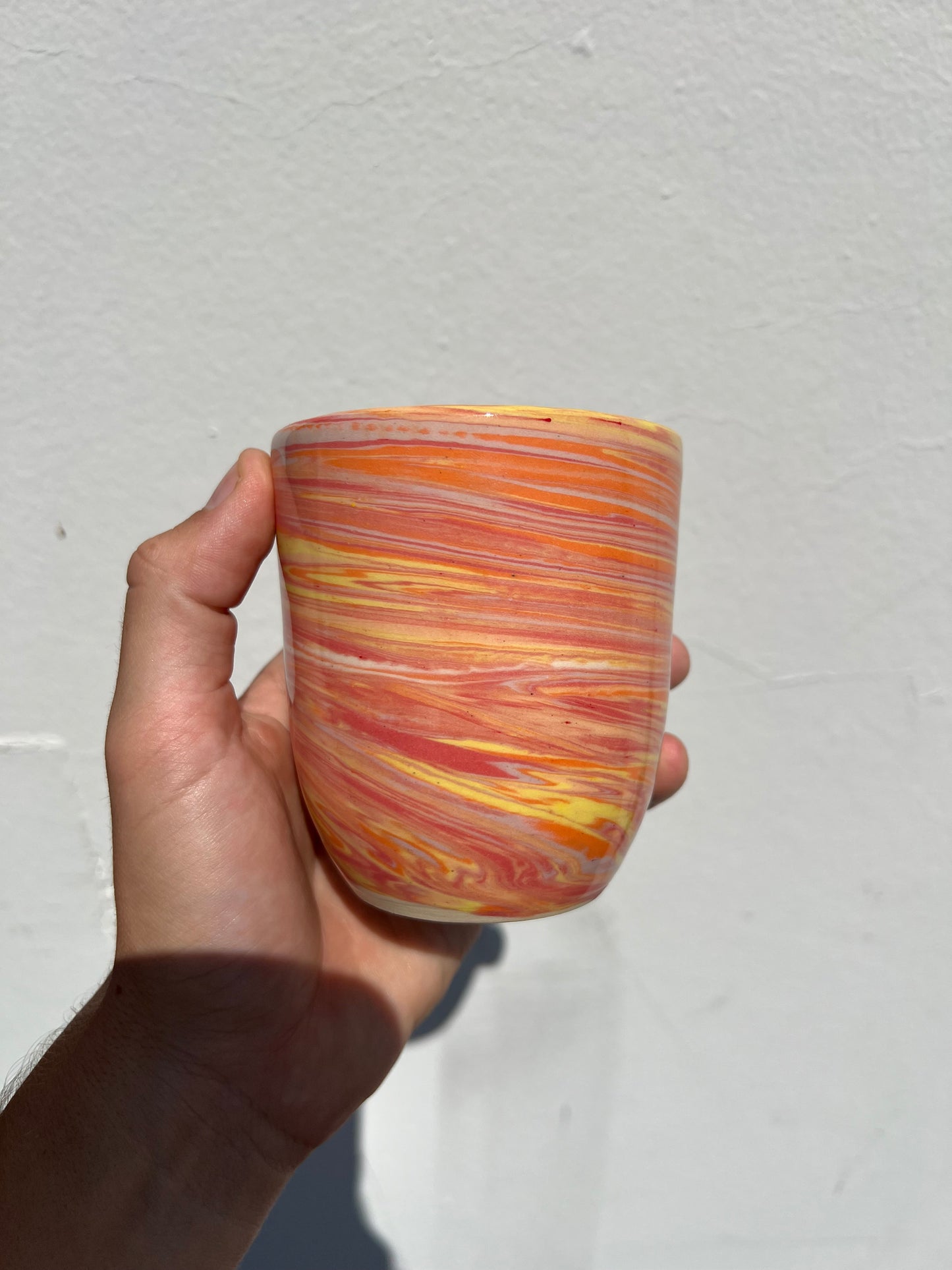 Vibrant Marbled Cup