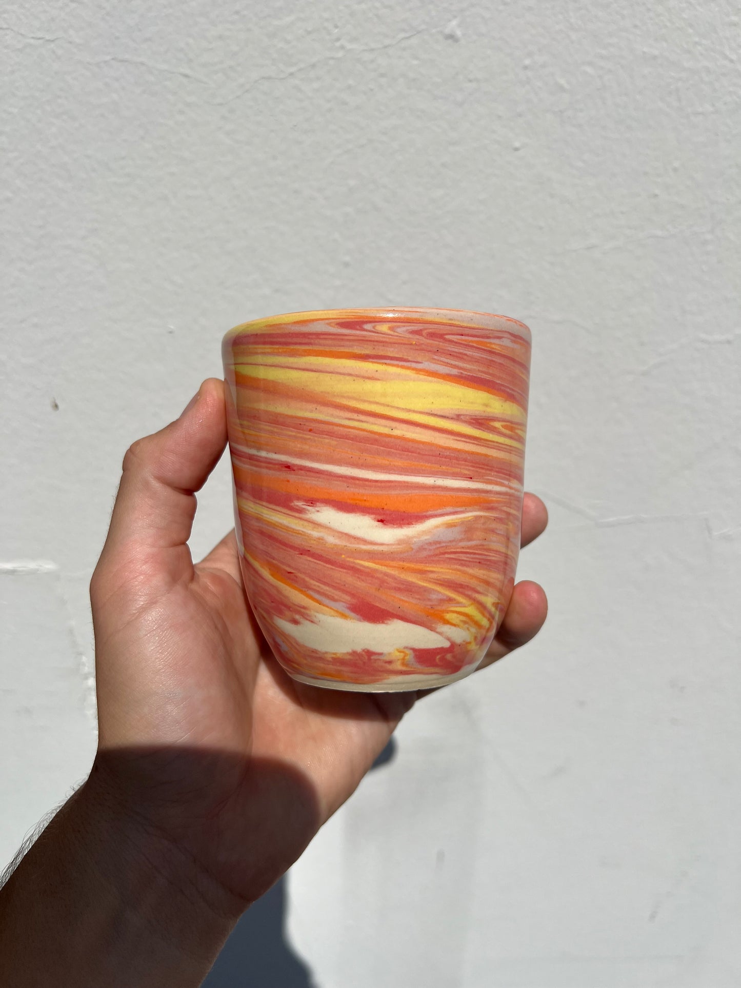 Vibrant Marbled Cup