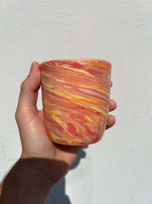 Vibrant Marbled Cup