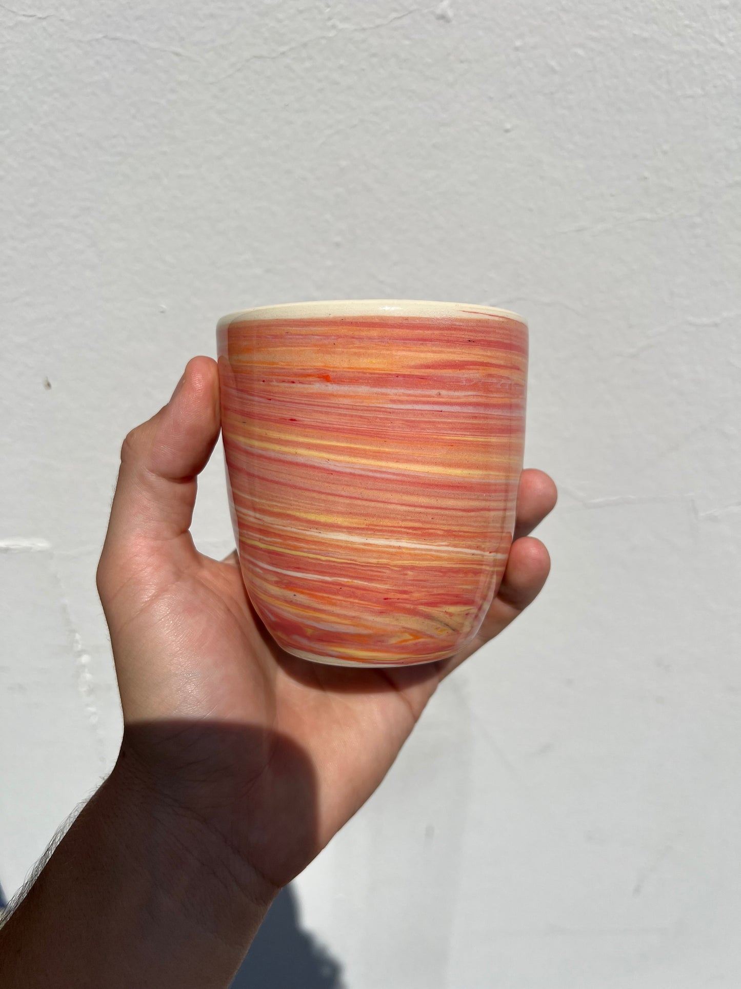 Vibrant Marbled Cup